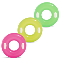 INTEX Cerc gonflabil „Lucios” D 76 cm cu mânere, până la 40 kg, 8+, 3 culori INTEX Cerc gonflabil „Lucios” D 76 cm cu mânere, până la 40 kg, 8+, 3 culori