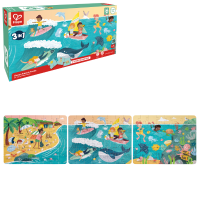 Set puzzle 3 în 1 „Prietenii Oceanului” Set puzzle 3 în 1 „Prietenii Oceanului”