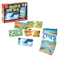 Puzzle joc „Potrivește perechea – Animale și pui” Puzzle joc „Potrivește perechea – Animale și pui”
