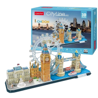 3D puzzle „Atracțiile turistice ale Londrei”, 107 elemente