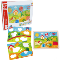Puzzle Cîmpul însorit (3 în 1) Puzzle Cîmpul însorit (3 în 1)