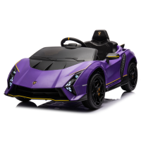 Машина LAMBORGHINI AUTENTICA, Аккумулятор 12V7AH, 4 мотора 25W, EVA колеса, кожаные сидения Машина LAMBORGHINI AUTENTICA, Аккумулятор 12V7AH, 4 мотора 25W, EVA колеса, кожаные сидения