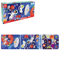 Set puzzle 3 în 1 „Aventura în Spațiu” Set puzzle 3 în 1 „Aventura în Spațiu”