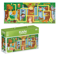 Puzzle-labirint „Călătoria mea prin pădure”, 10 el. Puzzle-labirint „Călătoria mea prin pădure”, 10 el.