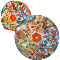 Puzzle rotund „Epoca de Piatră”, 100 elem. Puzzle rotund „Epoca de Piatră”, 100 elem.