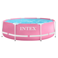 INTEX Piscină Metal Frame Pink 244х76 сm, 2843L, cadru metalic INTEX Piscină Metal Frame Pink 244х76 сm, 2843L, cadru metalic