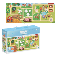 Puzzle-labirint „Călătoria mea prin fermă”, 10 el. Puzzle-labirint „Călătoria mea prin fermă”, 10 el.