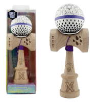 «Kendama Super Sticky X Original», металлический подшипник, веревка 62/65 см, King size 7.5 x 6 x 18 см , «Капли дождя», белая «Kendama Super Sticky X Original», металлический подшипник, веревка 62/65 см, King size 7.5 x 6 x 18 см , «Капли дождя», белая