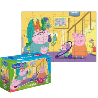 Puzzle-mini „La plimbare”, seria Peppa Pig, 35 elem. Puzzle-mini „La plimbare”, seria Peppa Pig, 35 elem.