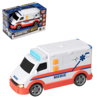Ambulanță Teamsterz, cu lumini și sunete Ambulanță Teamsterz, cu lumini și sunete