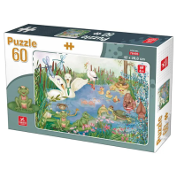 Puzzle „Animale pe lac”, 60 elemente Puzzle „Animale pe lac”, 60 elemente
