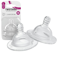 Set 2 tetine anticolici Twistshake, 4+ luni Set 2 tetine anticolici Twistshake, 4+ luni