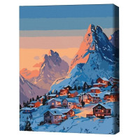 Картина по номерам 40*50 см (без упаковки) — Морозное утро