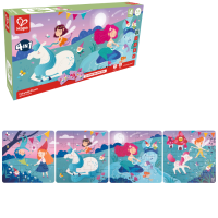 Set puzzle 4 în 1 „Poveste fermecată” Set puzzle 4 în 1 „Poveste fermecată”