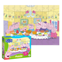 Puzzle „Familia împreună”, seria Peppa Pig, 60 elem. Puzzle „Familia împreună”, seria Peppa Pig, 60 elem.