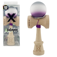 «Kendama Super Sticky X Original», Металлический Подшипник, веревка 62/65 см, King size 7.5 x 6 x 18 см, серо-фиолетовый градиент «Kendama Super Sticky X Original», Металлический Подшипник, веревка 62/65 см, King size 7.5 x 6 x 18 см, серо-фиолетовый градиент