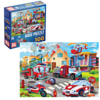Puzzle „Pompierii”, 100 elemente Puzzle „Pompierii”, 100 elemente