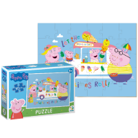 Puzzle „Înghețată de la Purcelușa Peppa”, seria Peppa Pig, 30 elem. Puzzle „Înghețată de la Purcelușa Peppa”, seria Peppa Pig, 30 elem.