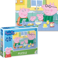Puzzle „Gătim împreună”, seria Peppa Pig, 60 elem. Puzzle „Gătim împreună”, seria Peppa Pig, 60 elem.