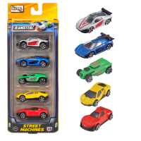 Set de 5 mașini Teamsterz Street Machines Die-Cast, în as. Set de 5 mașini Teamsterz Street Machines Die-Cast, în as.