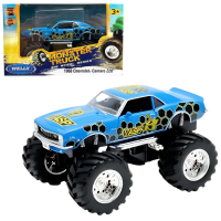 Металлический Monster Truck 1968 Chevrolet Camaro Z28 1:38, Big Wheel