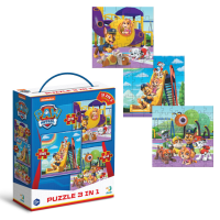 Puzzle 3-în-1 „Teren de joacă”, 25, 36, 54 piese, seria Patrula Cățelușilor Puzzle 3-în-1 „Teren de joacă”, 25, 36, 54 piese, seria Patrula Cățelușilor