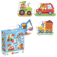 Puzzle 4 în 1 „Transport”, 13 elem. Puzzle 4 în 1 „Transport”, 13 elem.