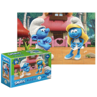Puzzle-mini „Romantic”, seria Smurfii, 35 elem. Puzzle-mini „Romantic”, seria Smurfii, 35 elem.