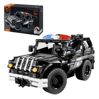 Set de construcție 2 în 1 iM Master Mechanical Master „Jeep de Poliție”, cu telecomandă, 355 piese Set de construcție 2 în 1 iM Master Mechanical Master „Jeep de Poliție”, cu telecomandă, 355 piese