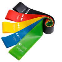 Set 5 benzi elastice de fitness din latex Set 5 benzi elastice de fitness din latex