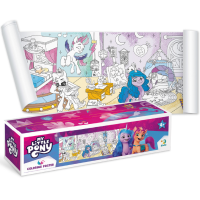 Poster de colorat pentru copii „Prietene stilate”, seria My Little Pony, 70 cm Poster de colorat pentru copii „Prietene stilate”, seria My Little Pony, 70 cm