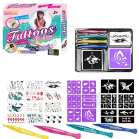 Set pentru crearea tatuajelor lavabile Set pentru crearea tatuajelor lavabile