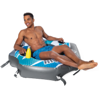 INTEX Scaun plutitor gonflabil „River Run Connect Lounge”, 130 x 126 cm, până la 100 kg
