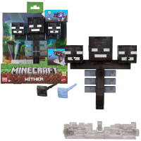 Интерактивная фигурка «Иссушитель» Minecraft, свет, звук и 2 запускаемых аксессуара