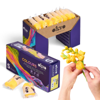 Воздушный жёлтый пластилин Air Clay OKTO Colours, 10 шт. х 6 г, размер S