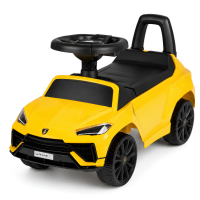 Детский толокар Lamborghini Urus S, с музыкальным рулем, желтый Детский толокар Lamborghini Urus S, с музыкальным рулем, желтый