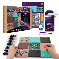 Объемная 3D картина из воздушного пластилина Air Clay 30×30 см — Мудехар Фьюжн Объемная 3D картина из воздушного пластилина Air Clay 30×30 см — Мудехар Фьюжн