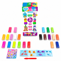 Тесто для лепки Play dough, 24 цвета х 15 г. Тесто для лепки Play dough, 24 цвета х 15 г.
