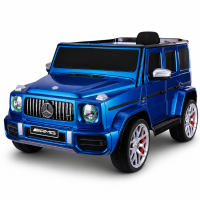 Машина Mercedes-AMG G63, Аккумулятор 12V7AH, 2 мотора 35W, EVA колеса, кожаные сидения Машина Mercedes-AMG G63, Аккумулятор 12V7AH, 2 мотора 35W, EVA колеса, кожаные сидения