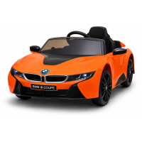 Машина BMW i8, Аккумулятор 12V7AH, 2 мотора 35W, EVA колеса, кожаные сидения Машина BMW i8, Аккумулятор 12V7AH, 2 мотора 35W, EVA колеса, кожаные сидения
