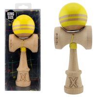 «Kendama Flippy X Original Rainbow», профессиональная, металлический подшипник, веревка 62/65 см, сверхлипкая, большие чашки, King Size 7 х 6 х 18 см, желто-коричневая «Kendama Flippy X Original Rainbow», профессиональная, металлический подшипник, веревка 62/65 см, сверхлипкая, большие чашки, King Size 7 х 6 х 18 см, желто-коричневая