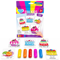 Развивающий набор с тестом для лепки Play dough «Десерты», 5 цветов х 10 г. Развивающий набор с тестом для лепки Play dough «Десерты», 5 цветов х 10 г.