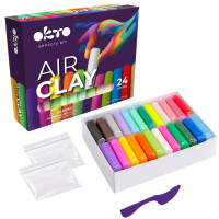 Набор для творчества из воздушного пластилина Air Clay OKTO, 24 шт. х 6 г. Набор для творчества из воздушного пластилина Air Clay OKTO, 24 шт. х 6 г.