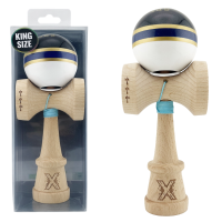 «Kendama Royal Spike X Original», профессиональная, металлический подшипник, веревка 62/65 см, сверхлипкая, King Size 7.5 x 6 x 18 см, темно-синее кольцо «Kendama Royal Spike X Original», профессиональная, металлический подшипник, веревка 62/65 см, сверхлипкая, King Size 7.5 x 6 x 18 см, темно-синее кольцо