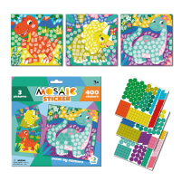Mozaic cu abțibilduri „Dinozauri”, 400 elem. Mozaic cu abțibilduri „Dinozauri”, 400 elem.