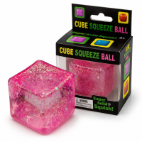 Антистресс-куб «Magic Glitter Ice Cube» с блестками, 5×5×5 см