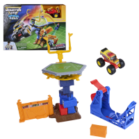 Игровой набор Monster Jam «Полоса препятствий: Крушение и Разгром» 1:64