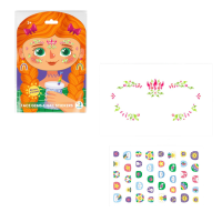 Set de pietricele și stickere pentru față și unghii Dodo „Fetița soarelui” Set de pietricele și stickere pentru față și unghii Dodo „Fetița soarelui”