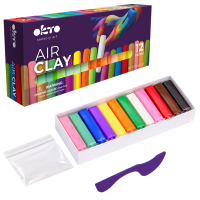 Набор для творчества из воздушного пластилина Air Clay OKTO, 12 шт. х 6 г. Набор для творчества из воздушного пластилина Air Clay OKTO, 12 шт. х 6 г.