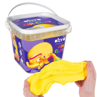 Воздушный пластилин Air Clay OKTO желтого цвета, 270 г